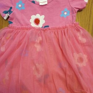 Hanna Andersson Pink Floral Kids Casual Dress